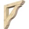 Ekena Millwork Funston Slat Rough Sawn Bracket w/ Offset Brace, Douglas Fir, 8"W x 46"D x 46"H BKT0806X46X46FST06RDF - alternate 1
